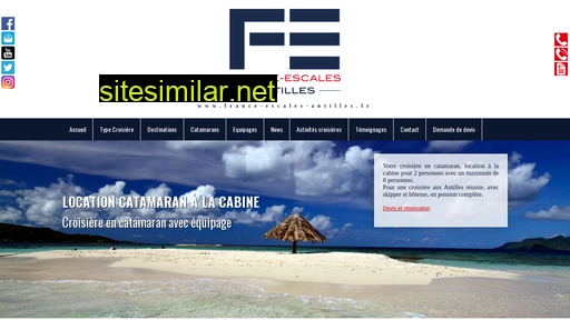 france-escales-antilles.fr alternative sites