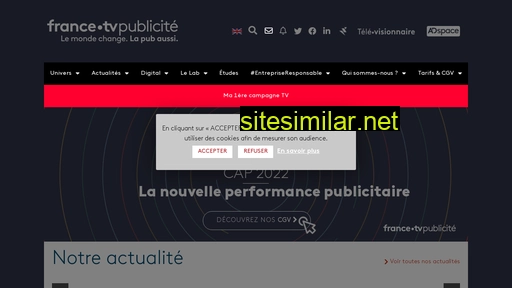 francetvpub.fr alternative sites