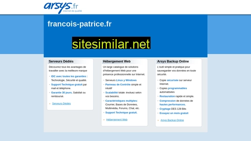 francois-patrice.fr alternative sites