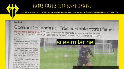 francsarchers-football.fr alternative sites
