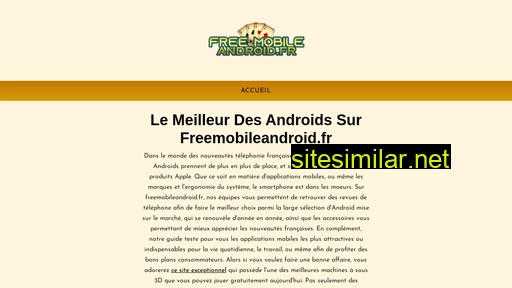freemobileandroid.fr alternative sites