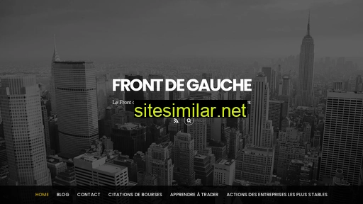 frontdegauche-europe.fr alternative sites