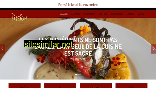 fusioncuisine.fr alternative sites