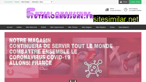 futsalchaussure.fr alternative sites
