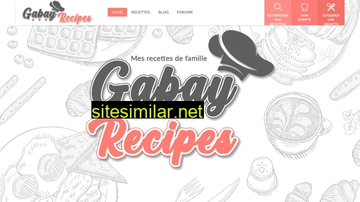 gabayrecipes.fr alternative sites