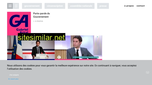 gabrielattal.fr alternative sites