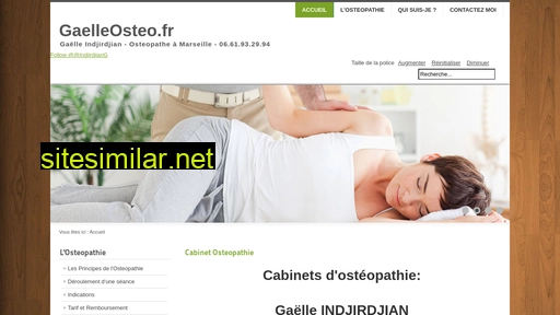 gaelleosteo.fr alternative sites