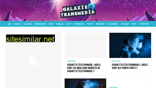 galaxietransmedia.fr alternative sites
