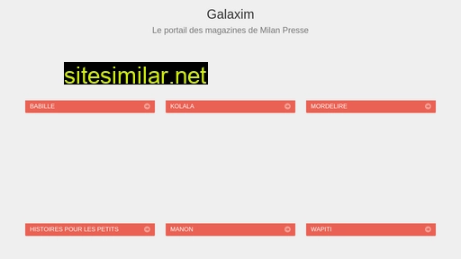 galaxim.fr alternative sites