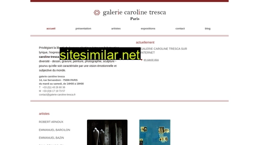 galerie-caroline-tresca.fr alternative sites