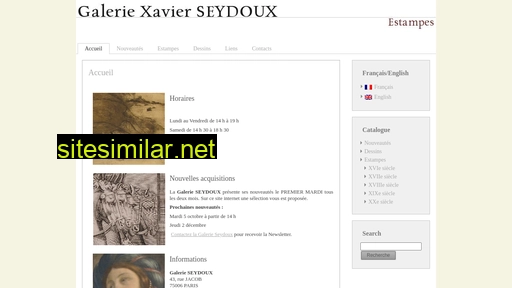 galerie-seydoux.fr alternative sites