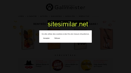 gallmeister.fr alternative sites