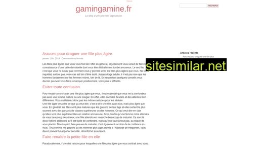 gamingamine.fr alternative sites