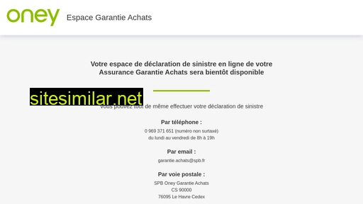 garantie-achats-sinistres.fr alternative sites