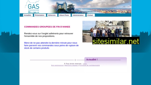 gas-saumur.fr alternative sites