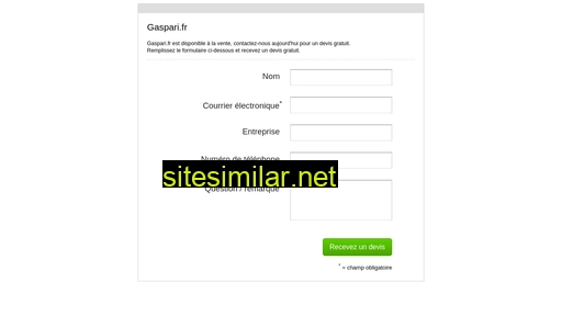 gaspari.fr alternative sites