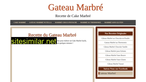 gateau-marbre.fr alternative sites
