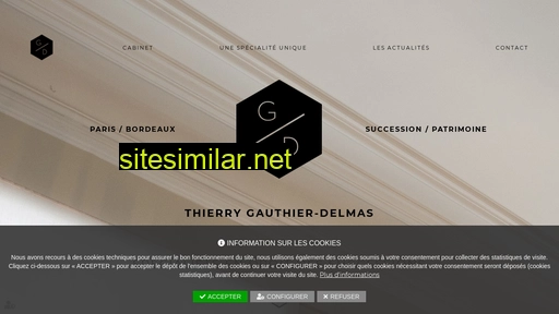 gauthier-delmas.fr alternative sites