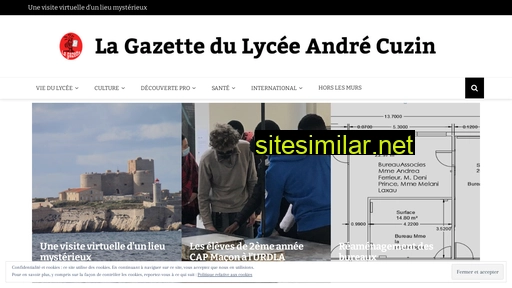 gazette-lyceeandrecuzin.fr alternative sites