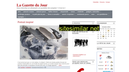 Gazettedujour similar sites