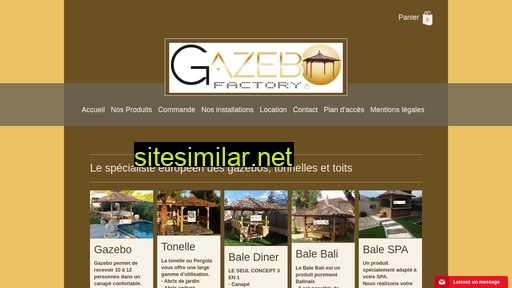 gazebofactory.fr alternative sites