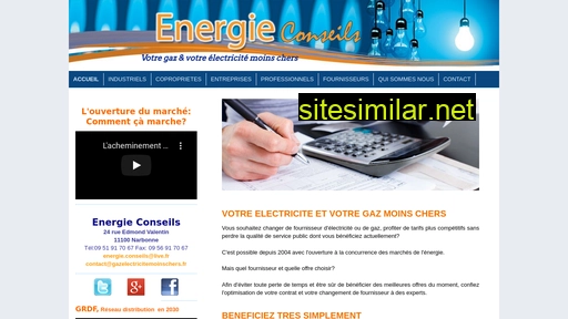 gazelectricitemoinschers.fr alternative sites