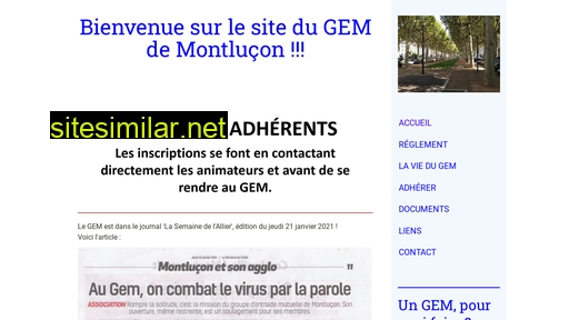 gem-montlucon.fr alternative sites