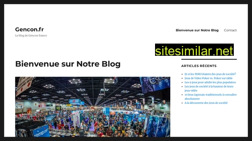gencon.fr alternative sites