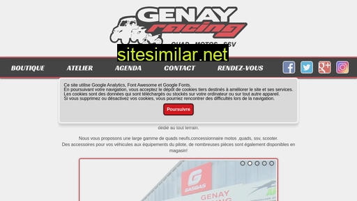 genay-racing.fr alternative sites