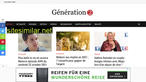 generationdeux.fr alternative sites