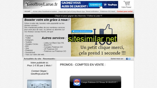 geoffroylarue.fr alternative sites
