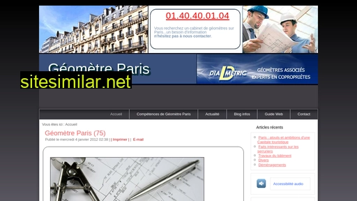 geometreparis.fr alternative sites