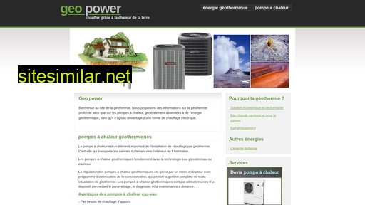 geopower.fr alternative sites