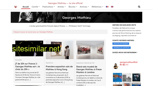 georges-mathieu.fr alternative sites