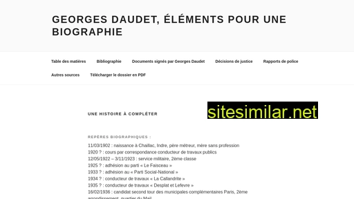 georges-daudet.fr alternative sites