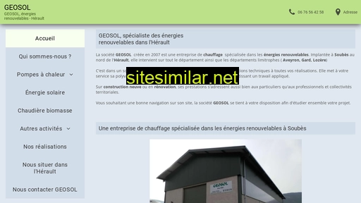 geosol-chauffage-herault.fr alternative sites