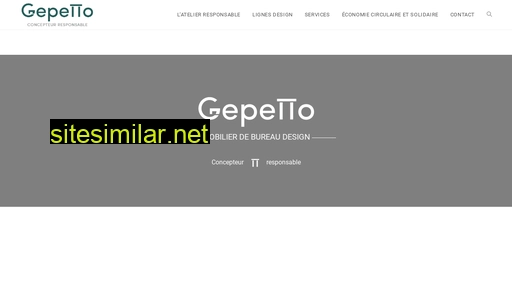 gepetto-mobilier.fr alternative sites