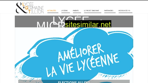 germainetillionlycee.fr alternative sites