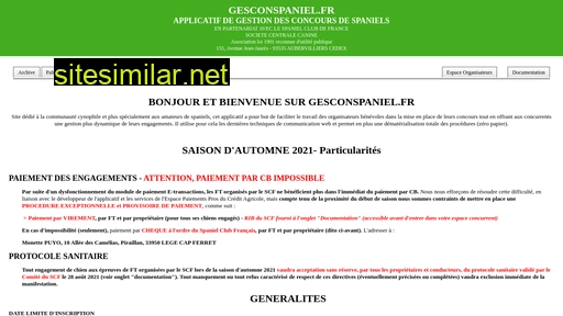 gesconspaniel.fr alternative sites