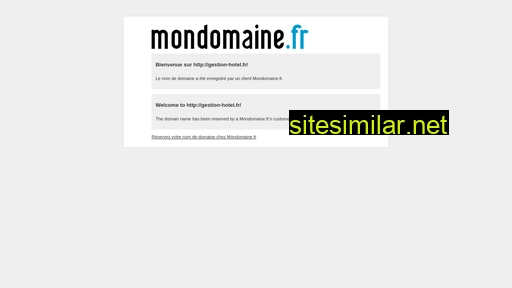 gestion-hotel.fr alternative sites