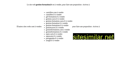 gestionformations.fr alternative sites