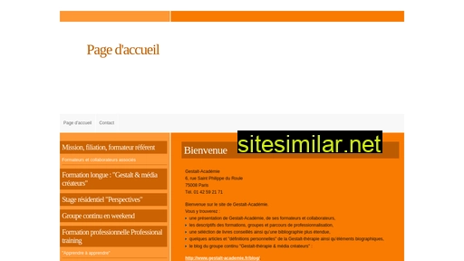 gestalt-academie.fr alternative sites