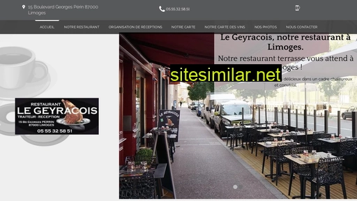 geyracois-restaurant-87.fr alternative sites