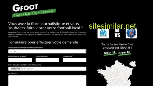 gfoot.fr alternative sites