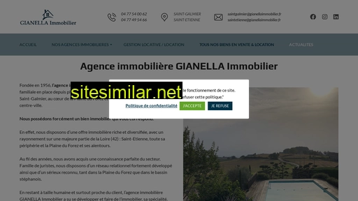 gianella-immobilier.fr alternative sites