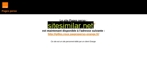 gilles.roux.perso.orange.fr alternative sites