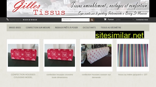 gilles-tissus.fr alternative sites