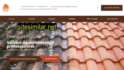 ginosud-toiture.fr alternative sites