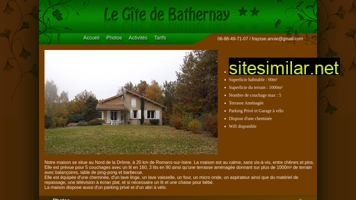 gitedebathernay.fr alternative sites