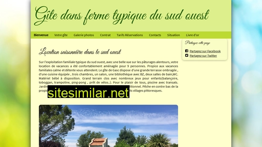 gitedegasc.fr alternative sites